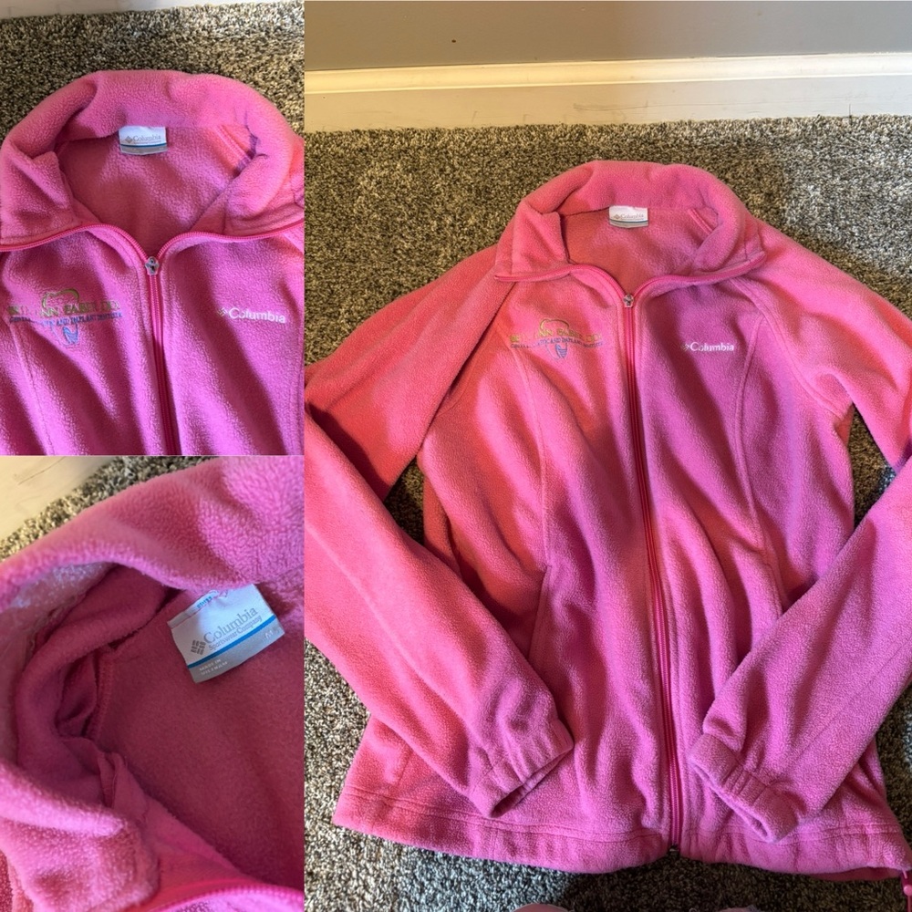 Columbia Pink Fleece Jacket